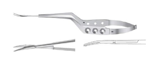 ЯЗЕРГІЛ МІКРО НОЖИЦІ БАГНЕТОВ. ВИГН. ТУП. 225MM